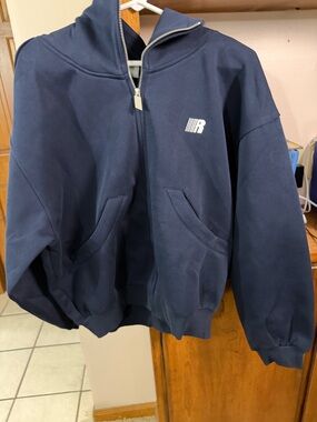 FDR Athletic Navy Zip-Up Hoodie